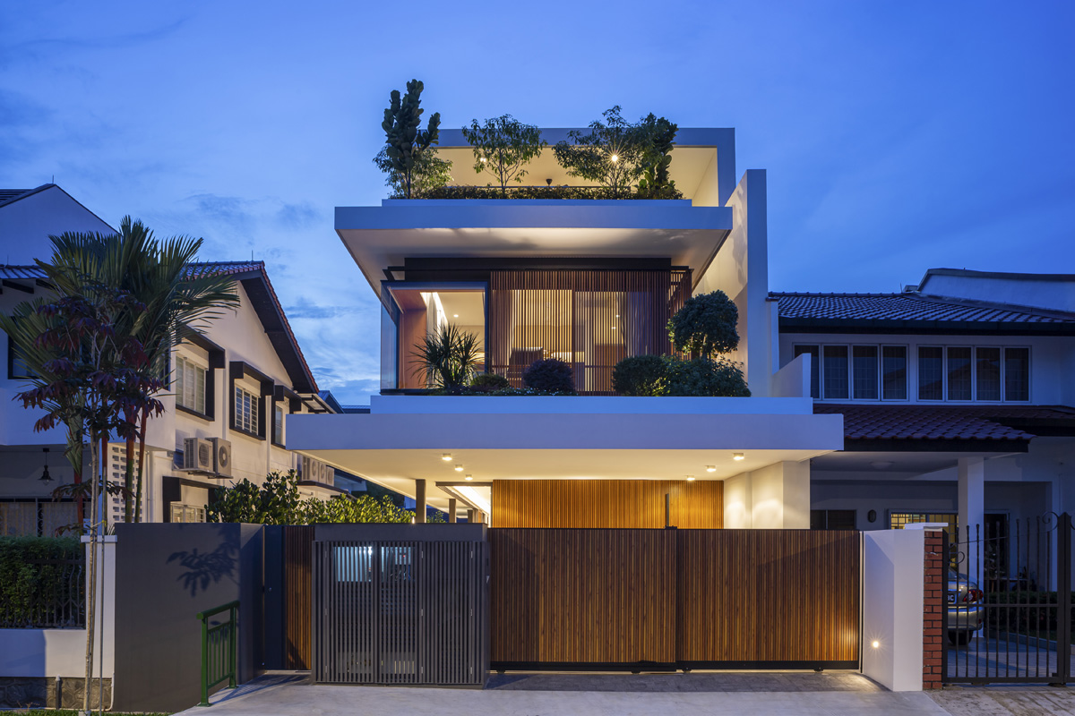 Pocket Garden House Wallflower Architects Award Winning Singapore