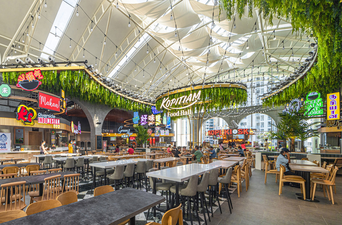 Kopitiam Food Hall Jurong Point Wallflower Architects Award Winning